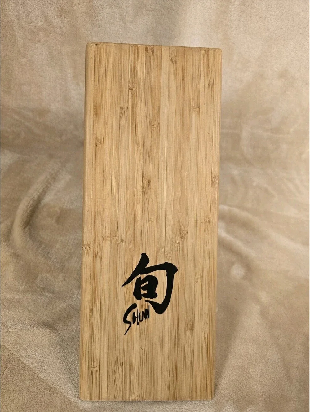 Shun 11-Slot Bamboo Knife Block For Chef Hone Blade Scissors Pairing Bread